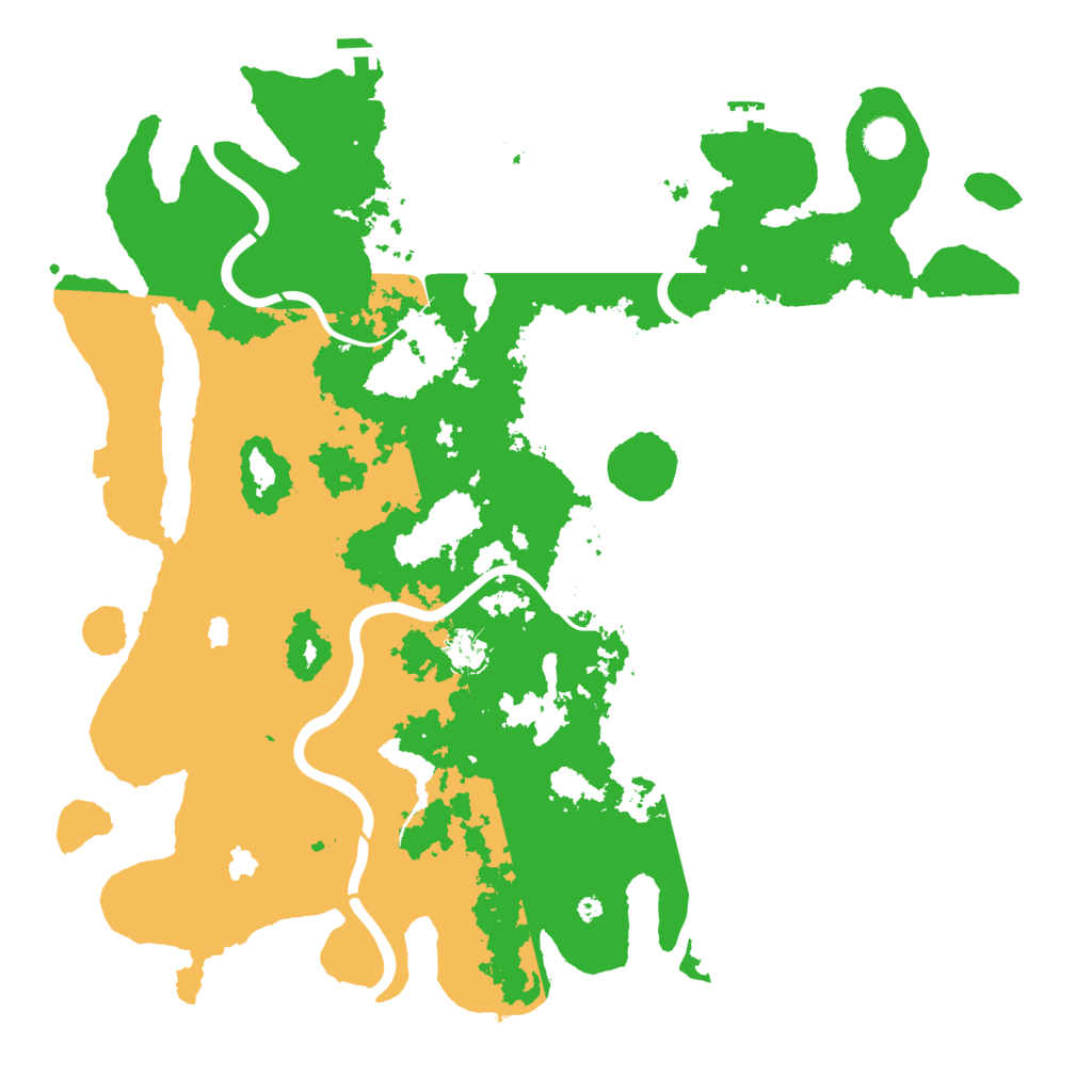 Biome Rust Map: Procedural Map, Size: 4500, Seed: 25294