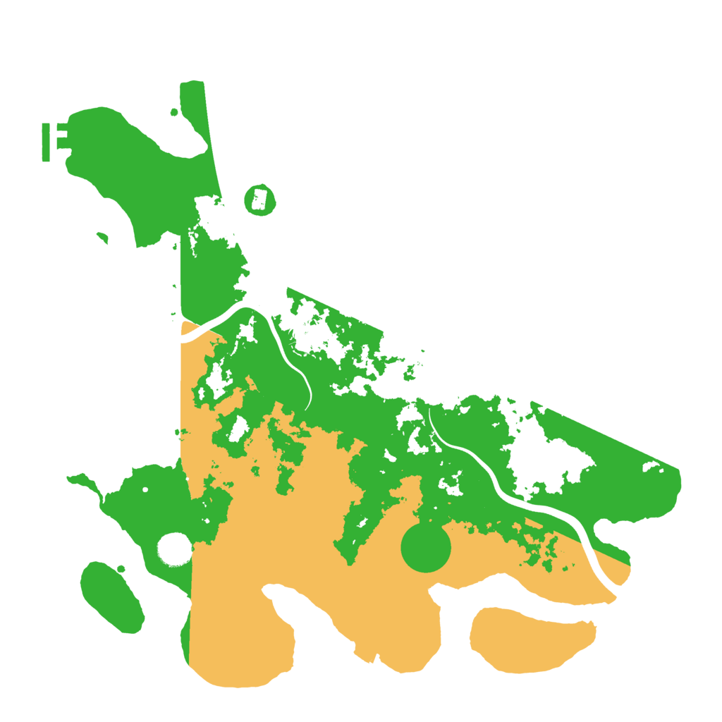 Biome Rust Map: Procedural Map, Size: 3800, Seed: 7205620
