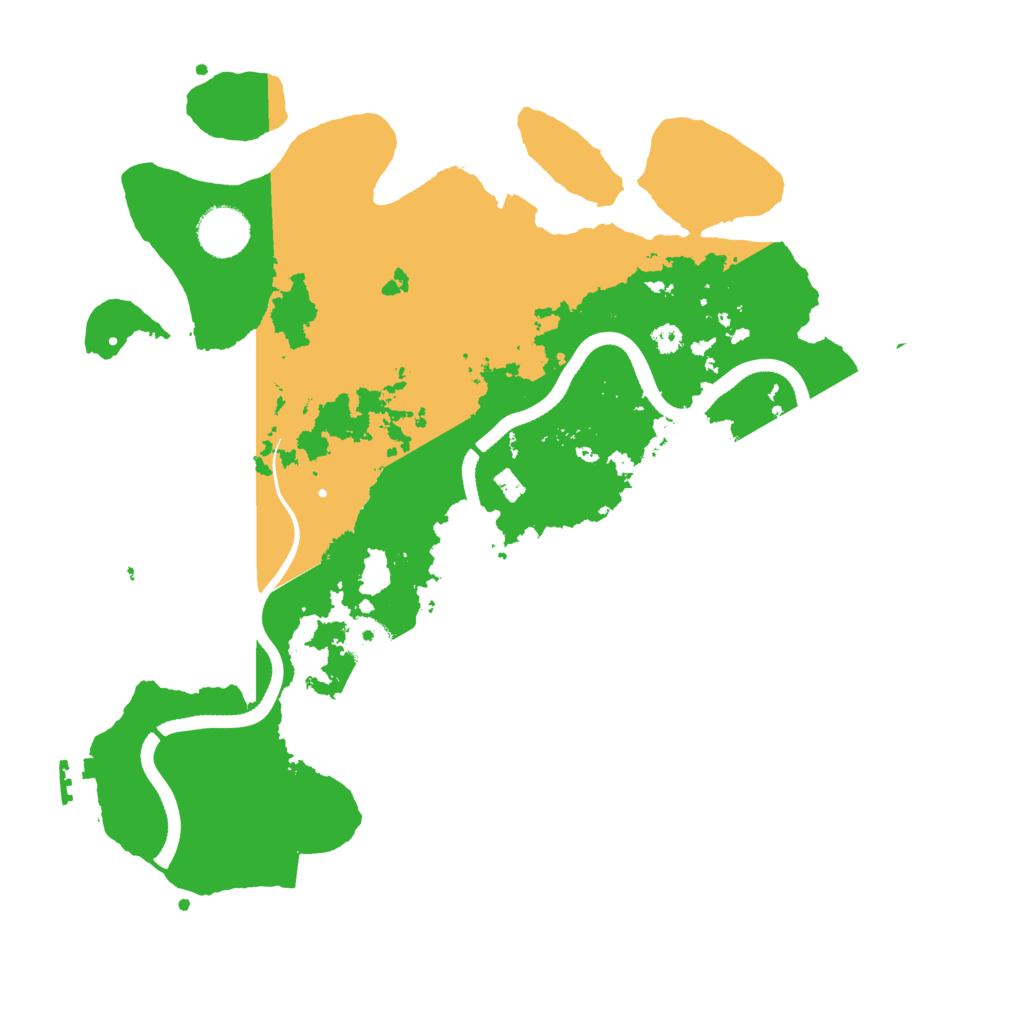 Biome Rust Map: Procedural Map, Size: 3500, Seed: 1735620945