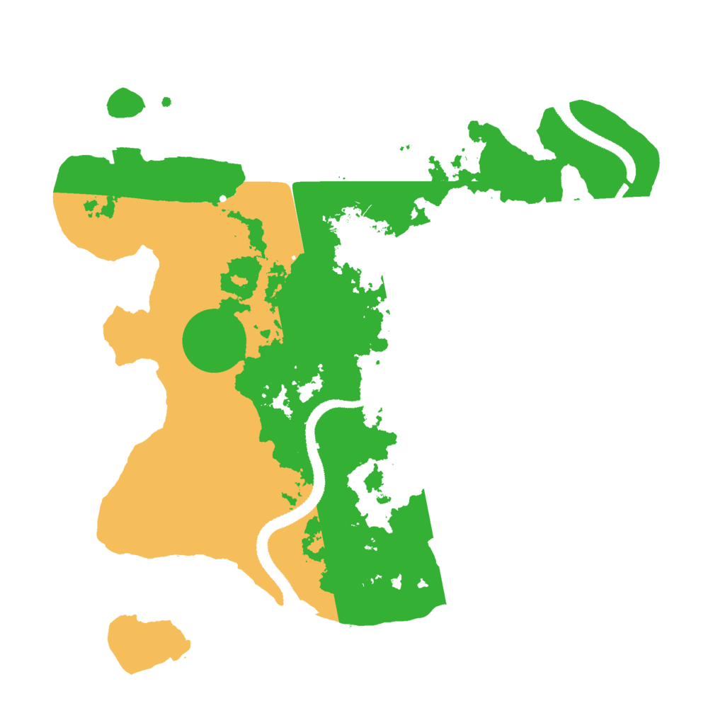 Biome Rust Map: Procedural Map, Size: 3000, Seed: 100402205
