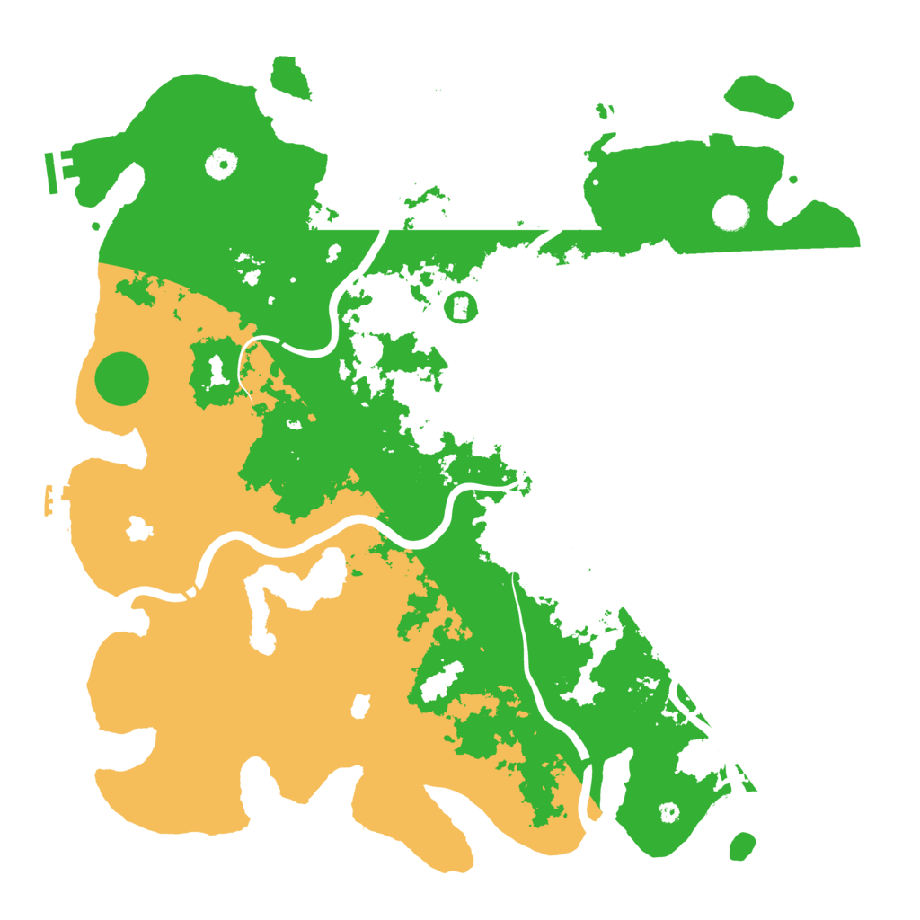 Biome Rust Map: Procedural Map, Size: 4500, Seed: 625827583