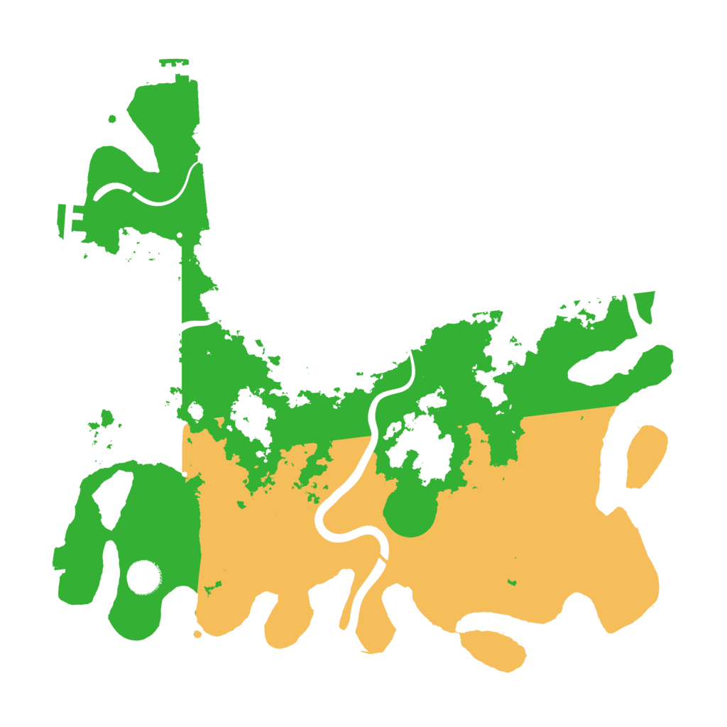 Biome Rust Map: Procedural Map, Size: 3750, Seed: 389159487