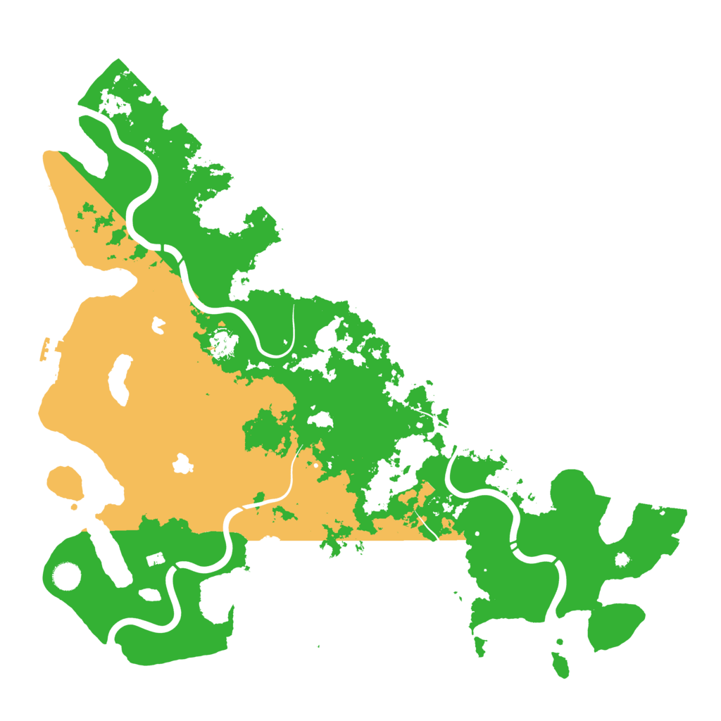 Biome Rust Map: Procedural Map, Size: 4500, Seed: 236586558