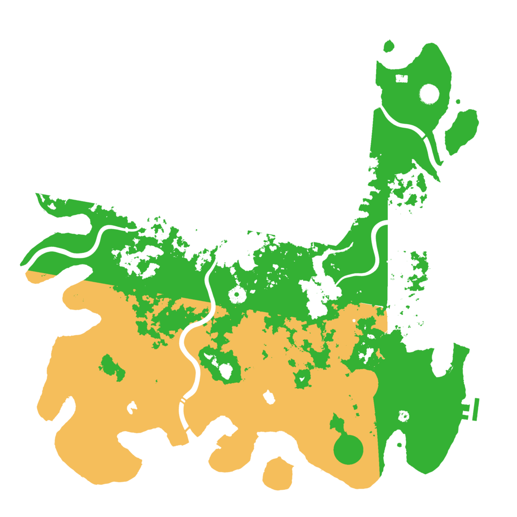 Biome Rust Map: Procedural Map, Size: 4600, Seed: 51248