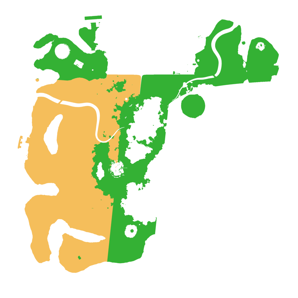 Biome Rust Map: Procedural Map, Size: 3500, Seed: 94146244