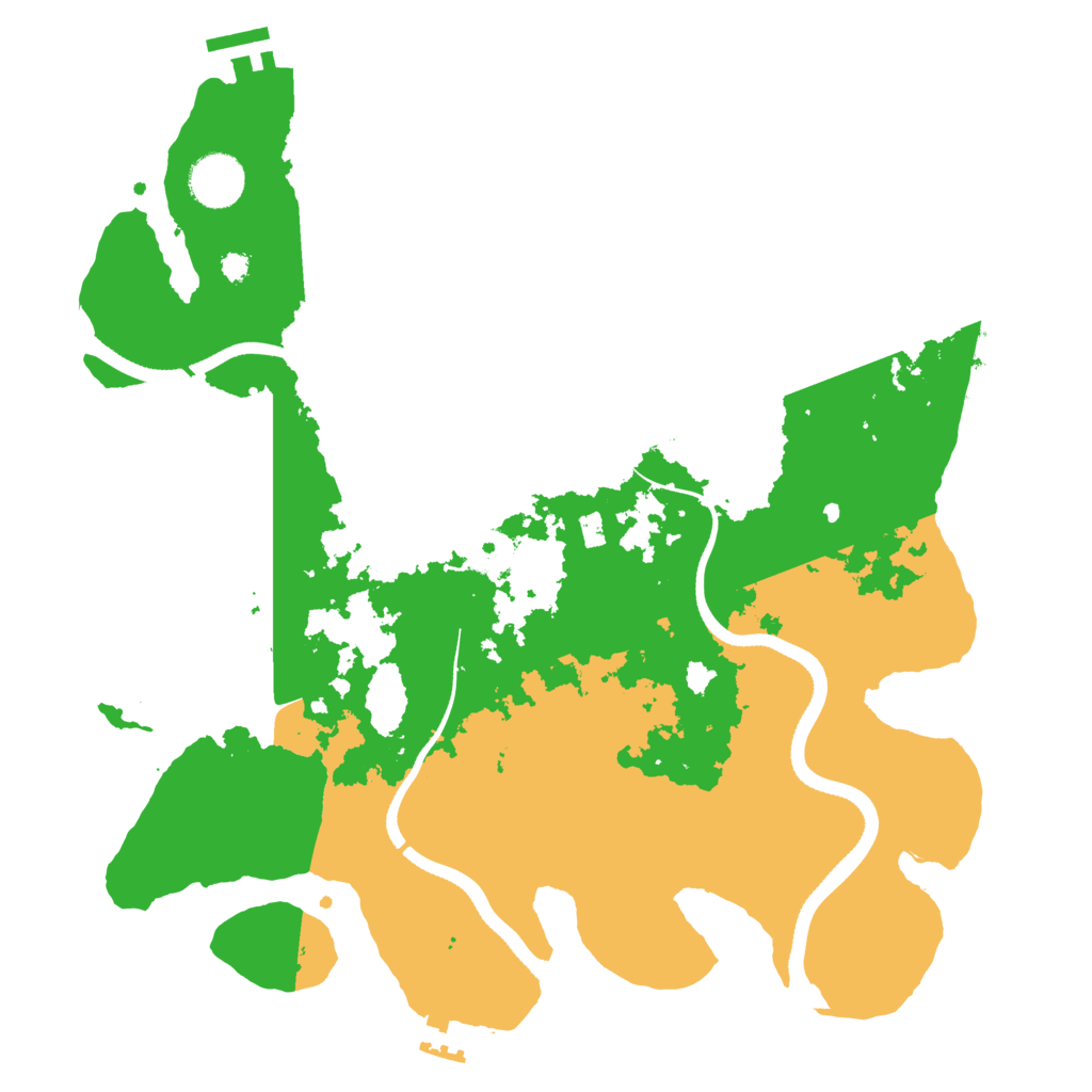 Biome Rust Map: Procedural Map, Size: 3500, Seed: 1934315609