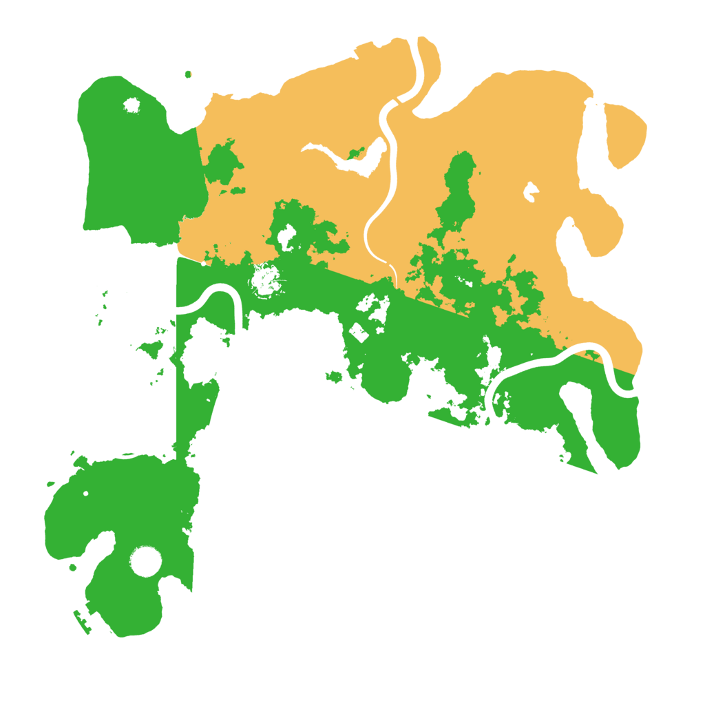 Biome Rust Map: Procedural Map, Size: 4000, Seed: 1539618861