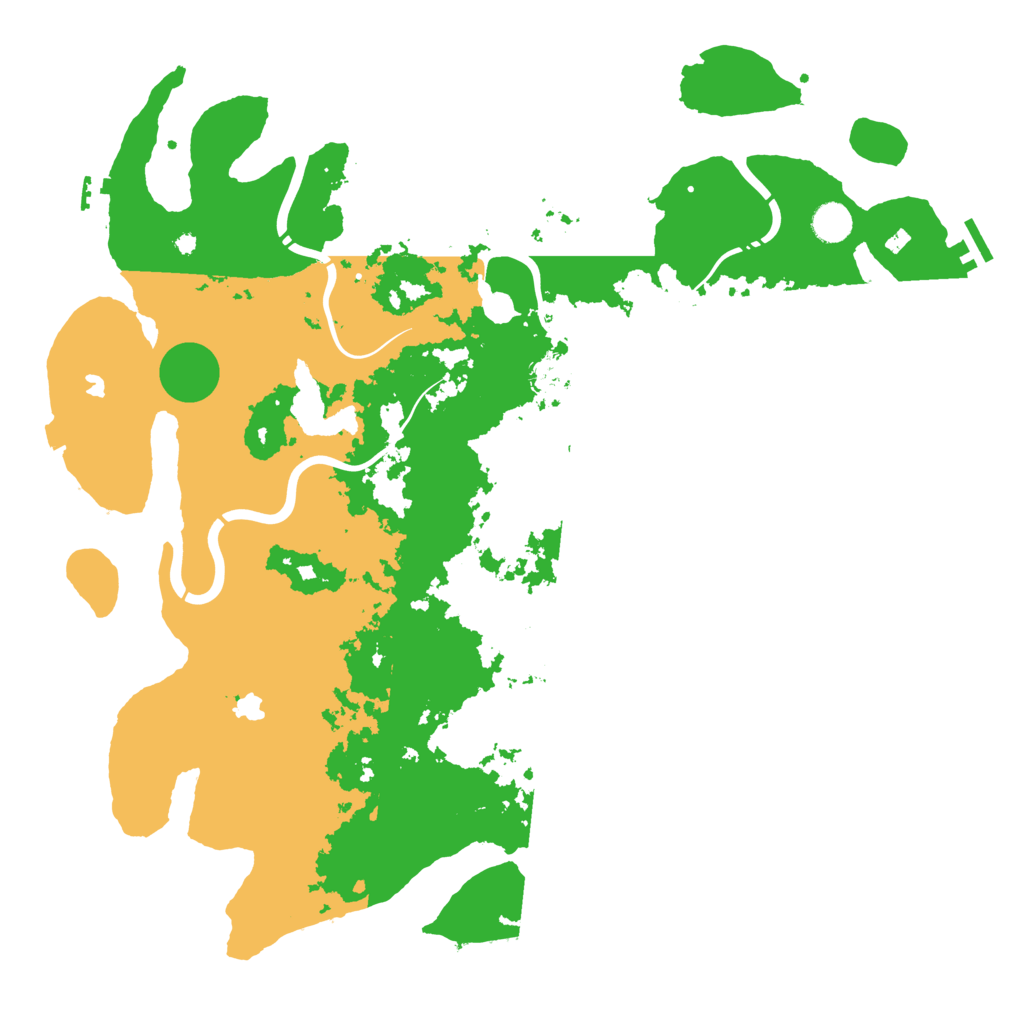 Biome Rust Map: Procedural Map, Size: 4500, Seed: 1069403123