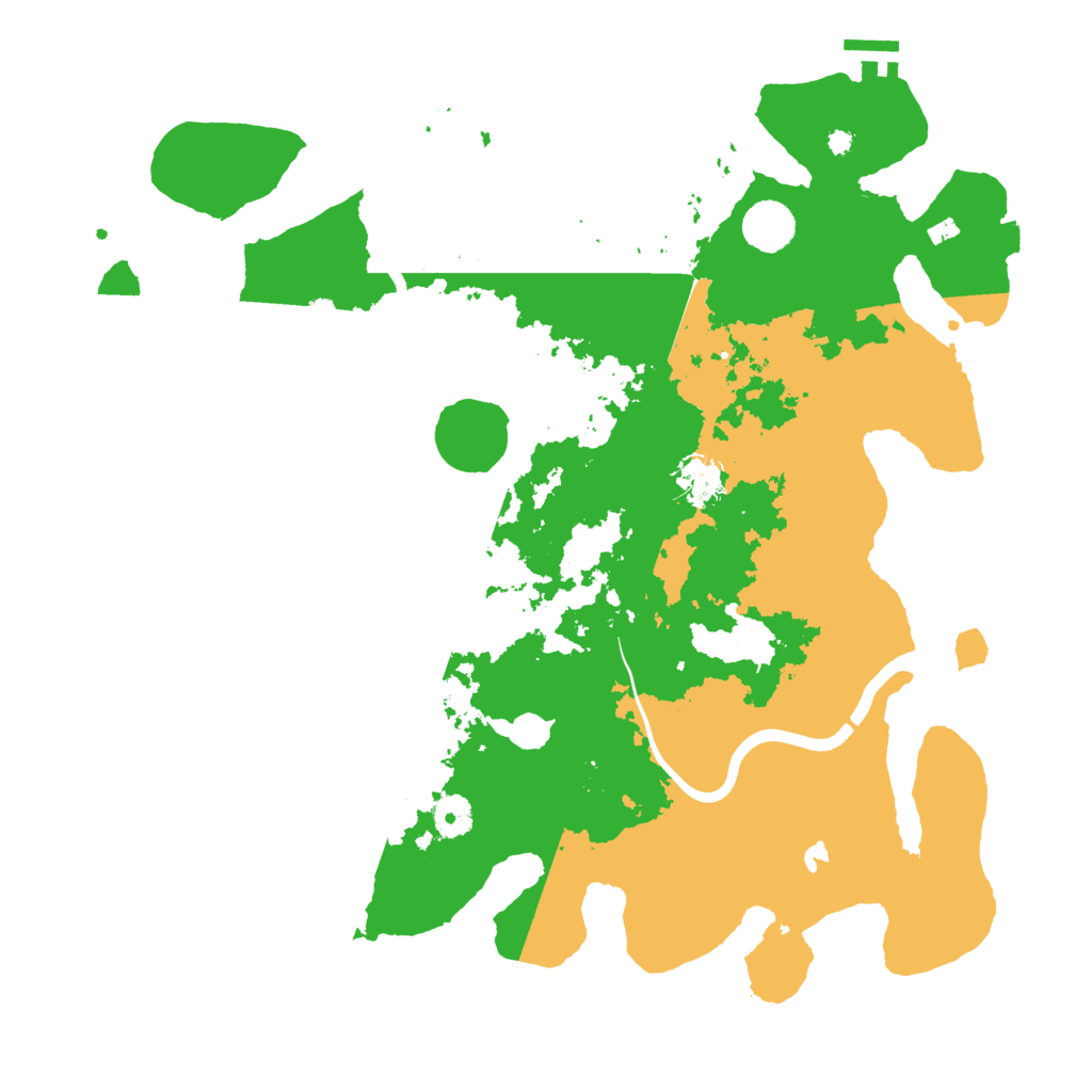 Biome Rust Map: Procedural Map, Size: 4000, Seed: 65789345