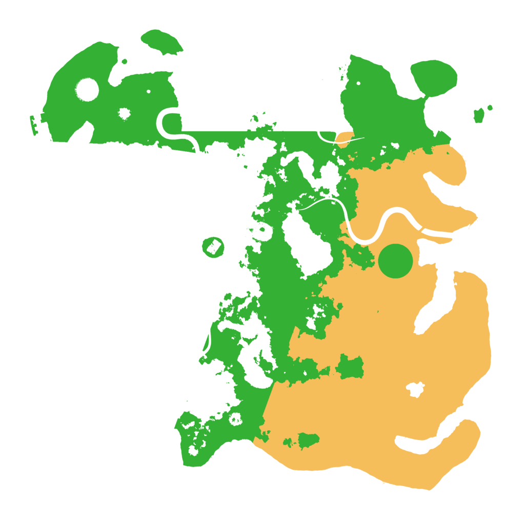 Biome Rust Map: Procedural Map, Size: 4000, Seed: 121845