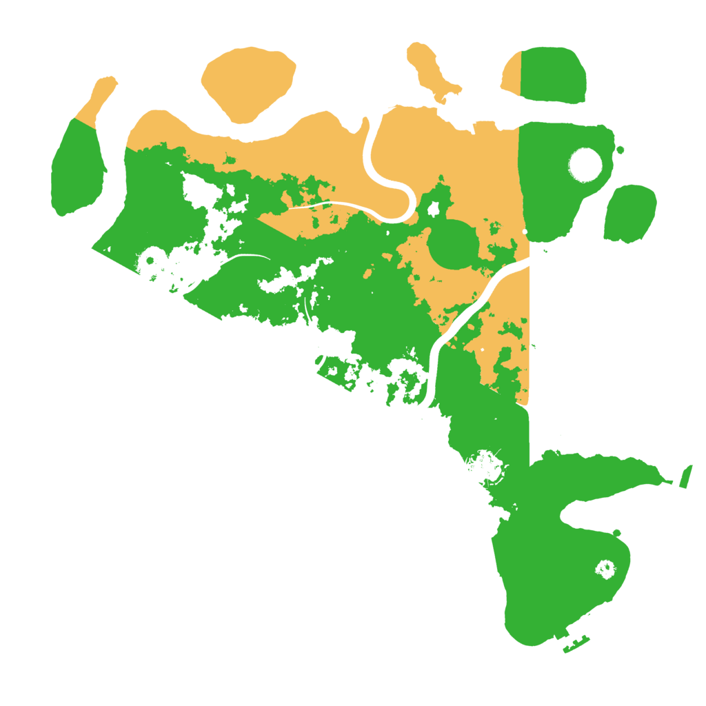 Biome Rust Map: Procedural Map, Size: 3750, Seed: 452667752