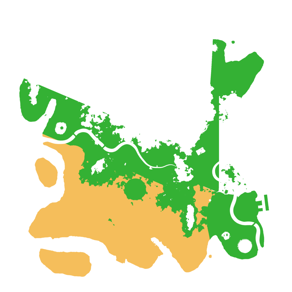 Biome Rust Map: Procedural Map, Size: 3700, Seed: 1346408131