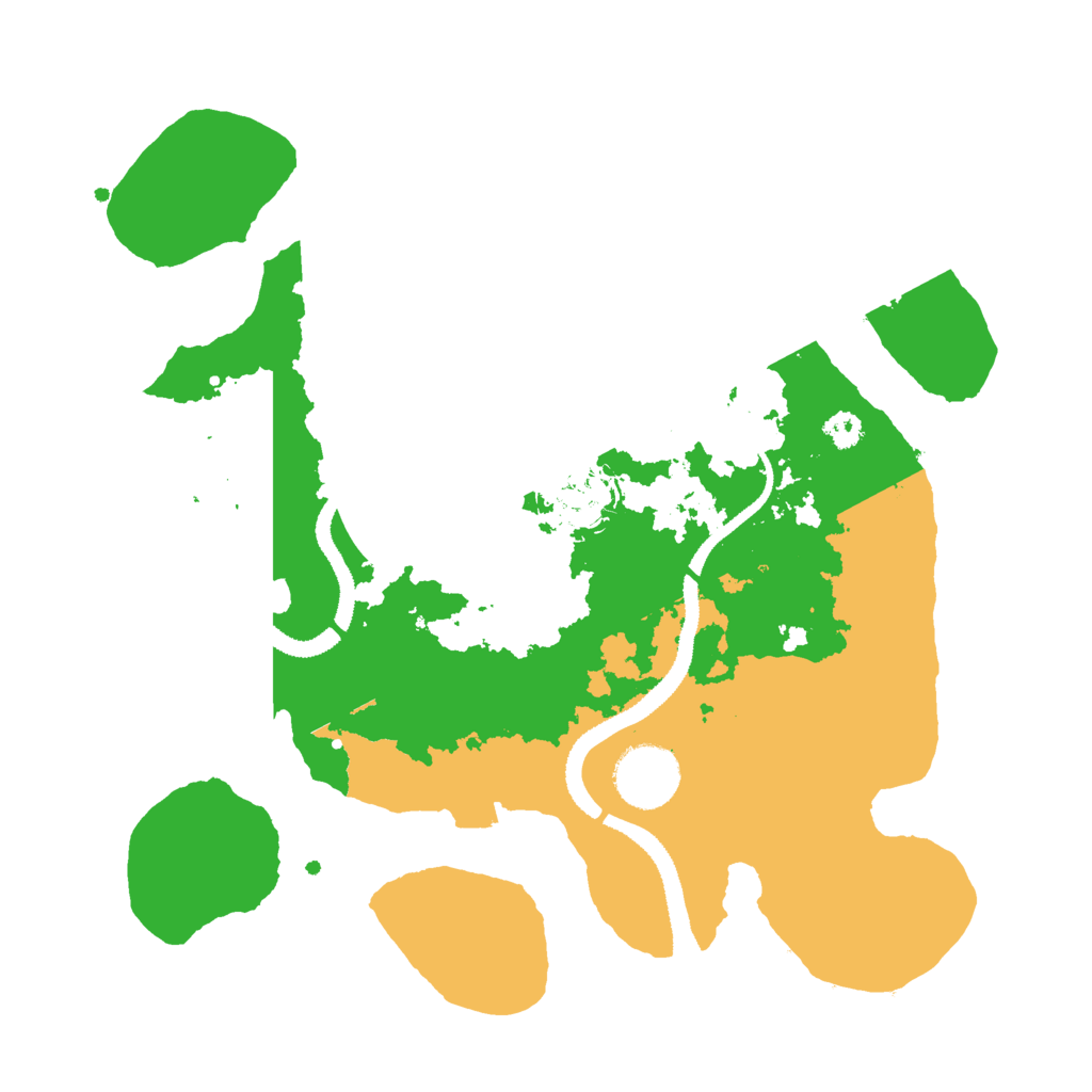 Biome Rust Map: Procedural Map, Size: 3000, Seed: 820247658
