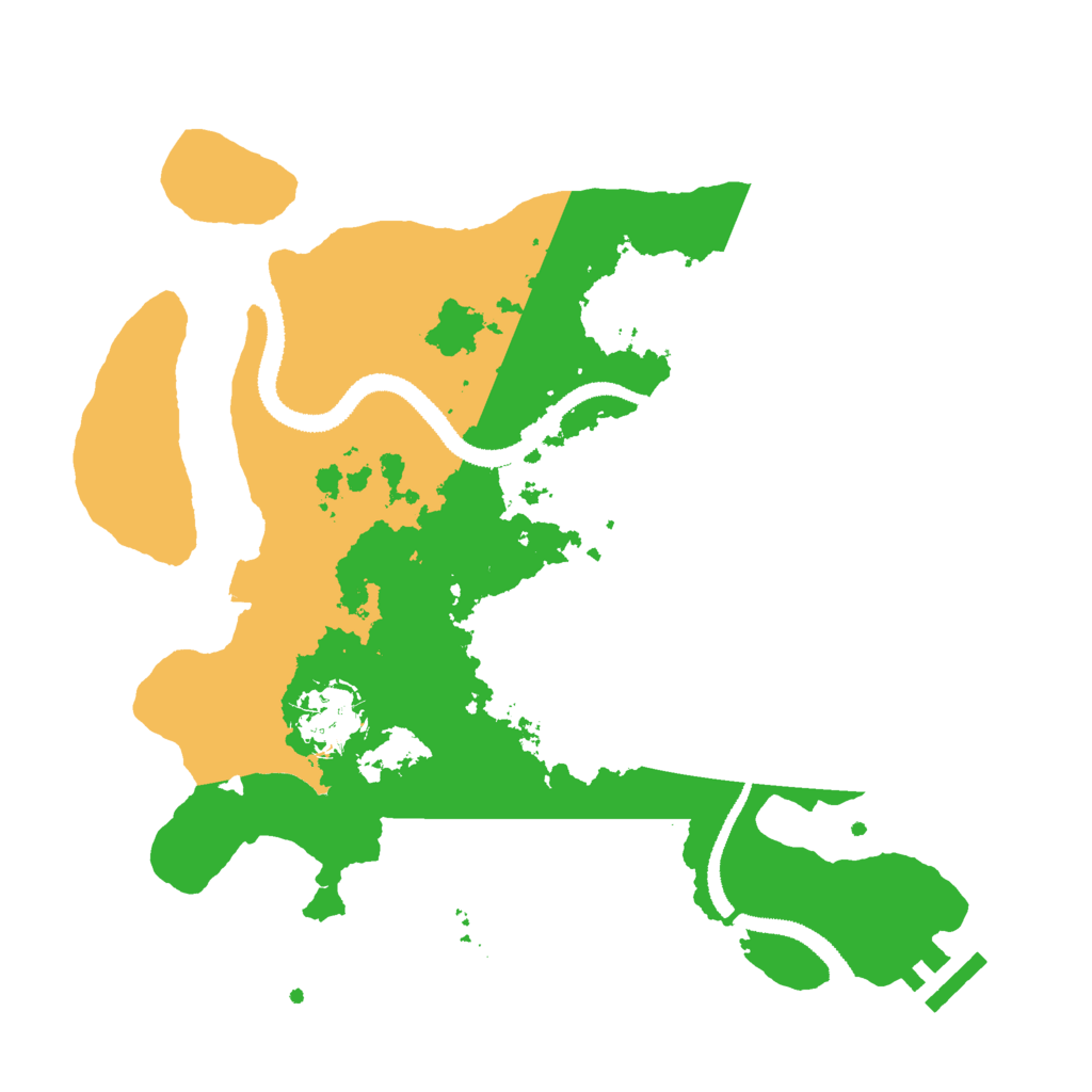 Biome Rust Map: Procedural Map, Size: 3000, Seed: 20177