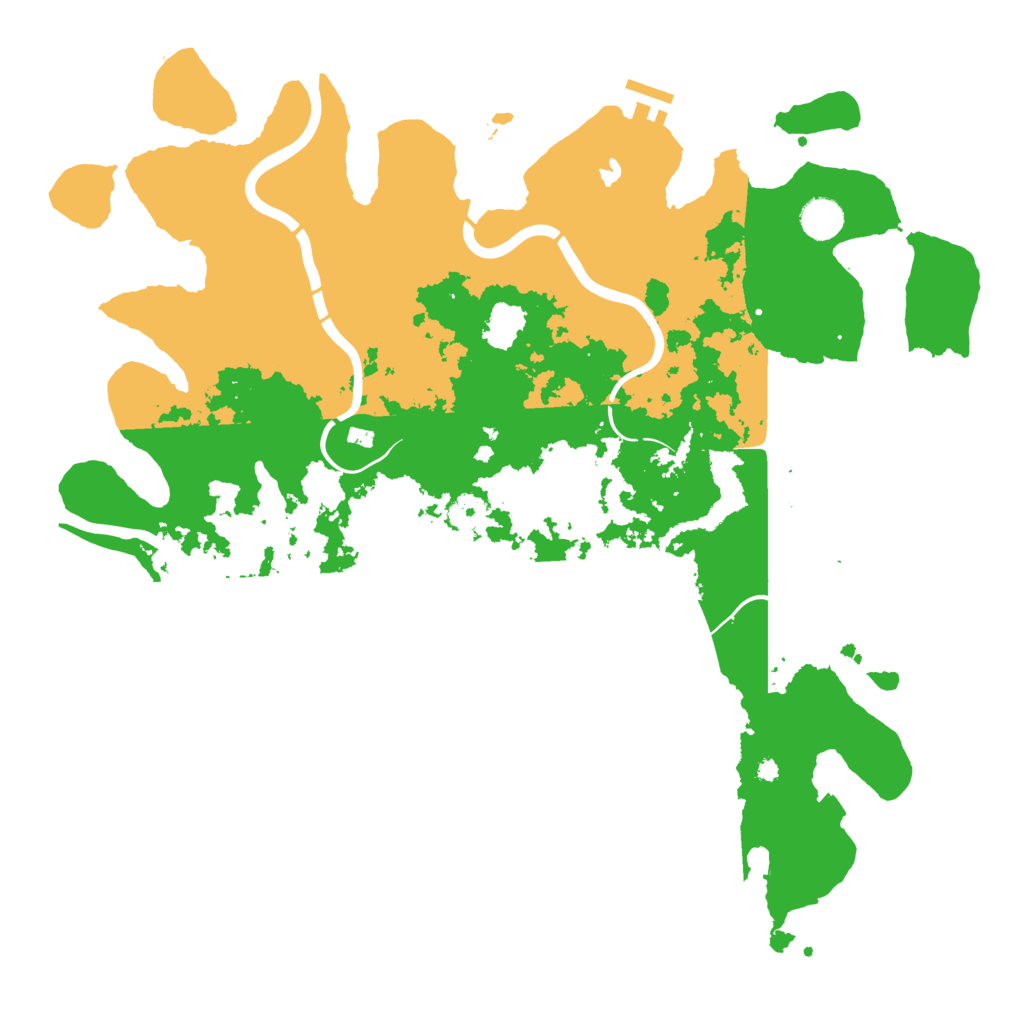 Biome Rust Map: Procedural Map, Size: 4250, Seed: 2001619421