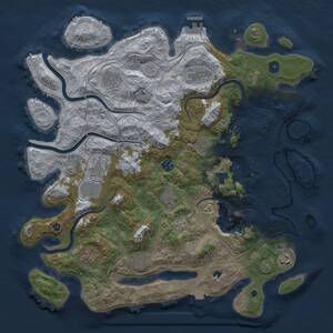 Thumbnail Rust Map: Procedural Map, Size: 4250, Seed: 1080957269, 15 Monuments