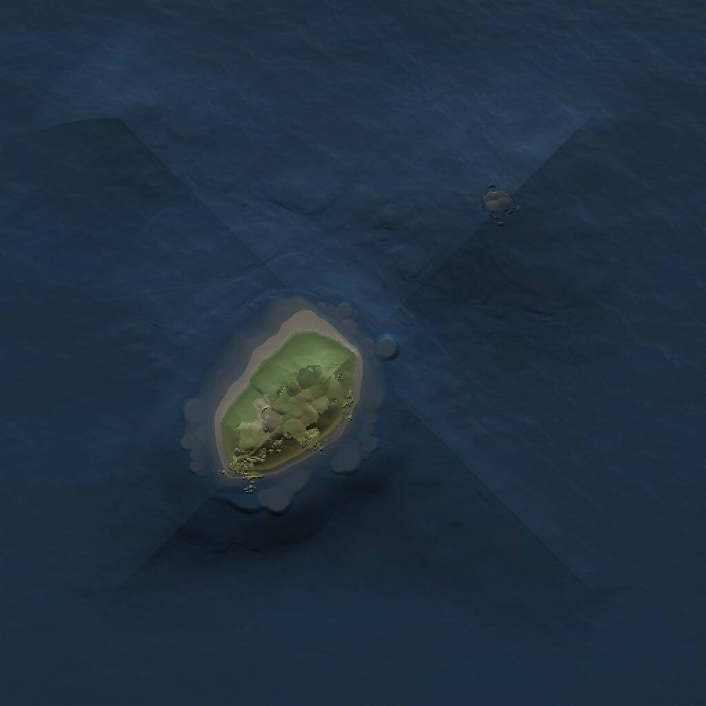 Rust Map: Procedural Map, Size: 1000, Seed: 113863092, 1 Monuments