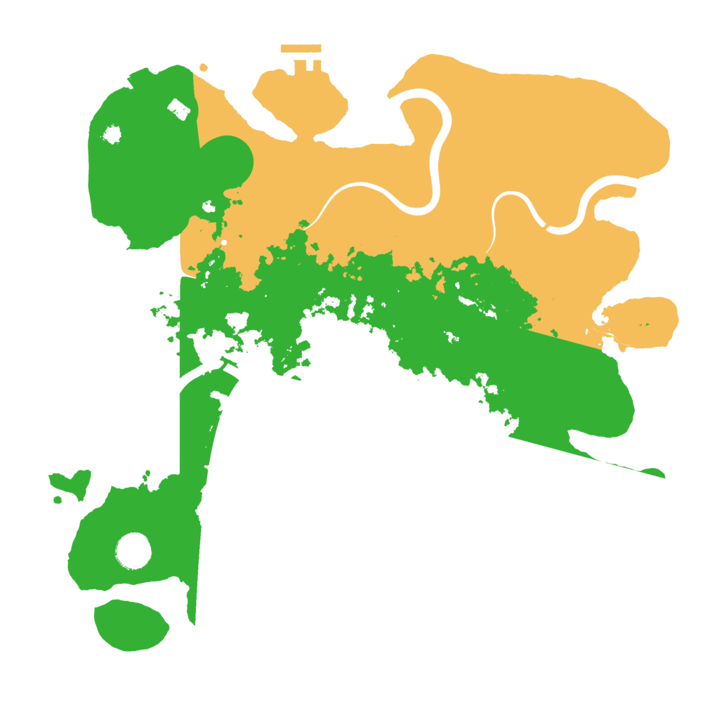 Biome Rust Map: Procedural Map, Size: 3600, Seed: 242462020