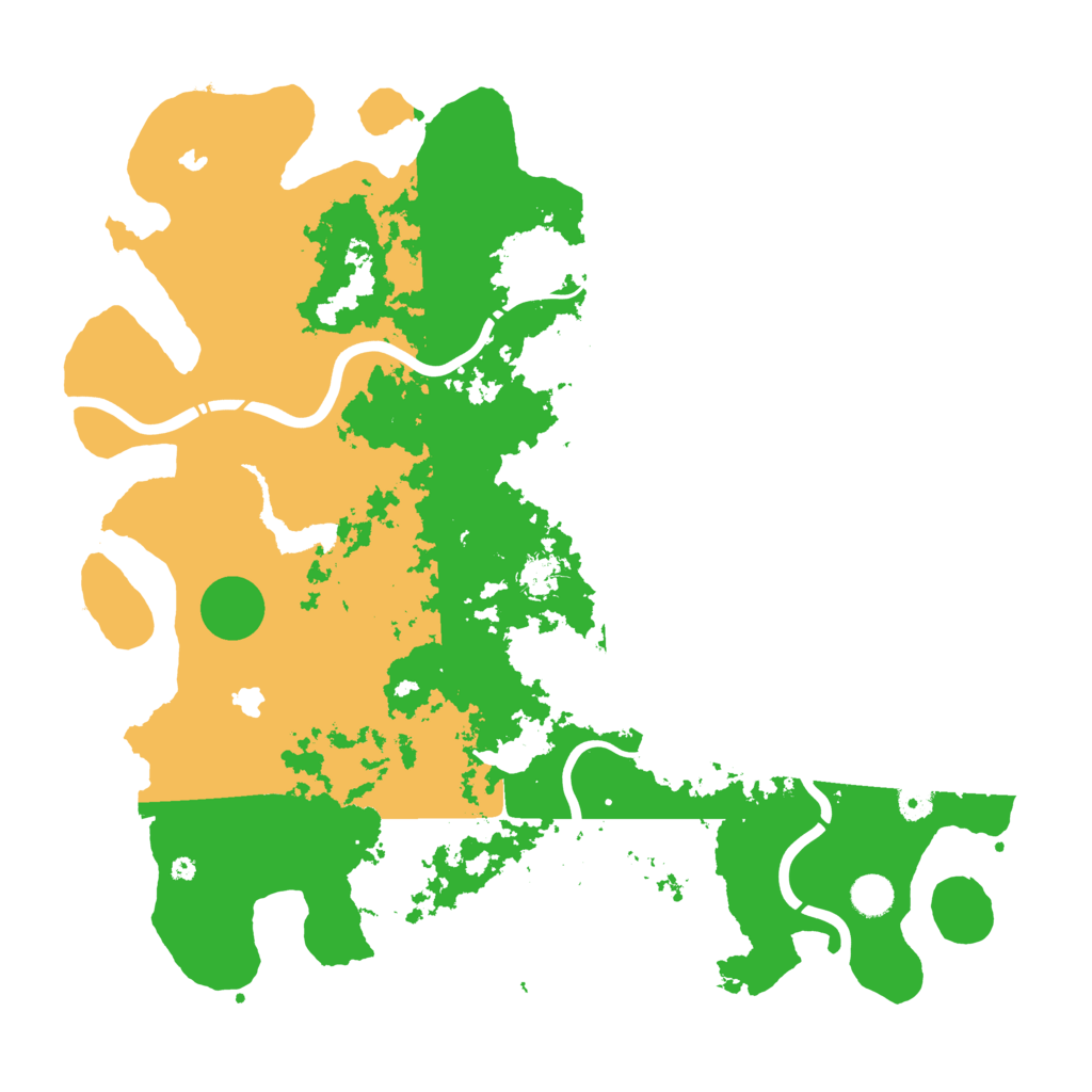 Biome Rust Map: Procedural Map, Size: 4500, Seed: 268904417