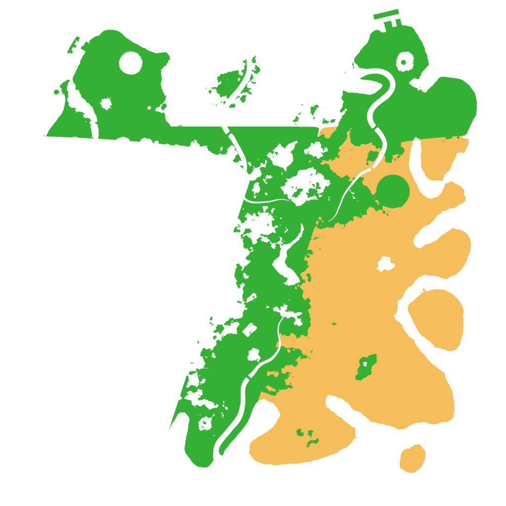 Biome Rust Map: Procedural Map, Size: 4000, Seed: 1561675630
