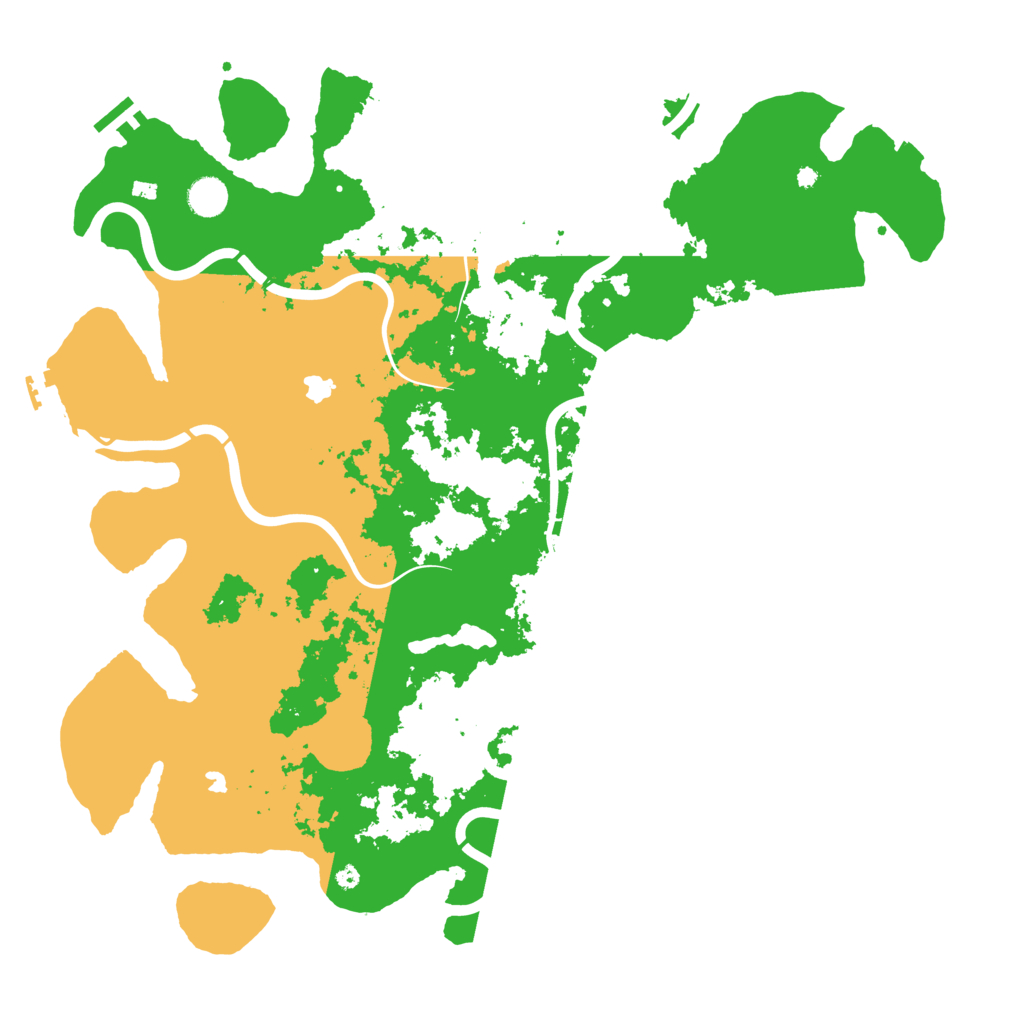Biome Rust Map: Procedural Map, Size: 4500, Seed: 1190594716