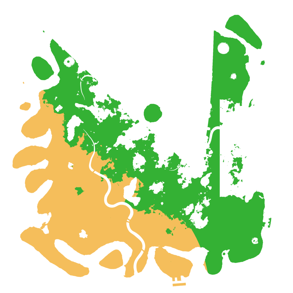 Biome Rust Map: Procedural Map, Size: 4500, Seed: 1630689290