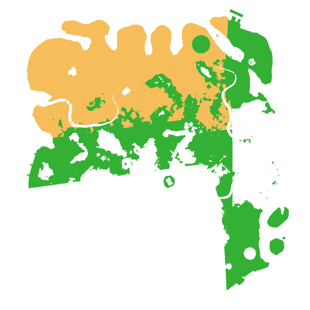 Biome Rust Map: Procedural Map, Size: 4500, Seed: 1039302137