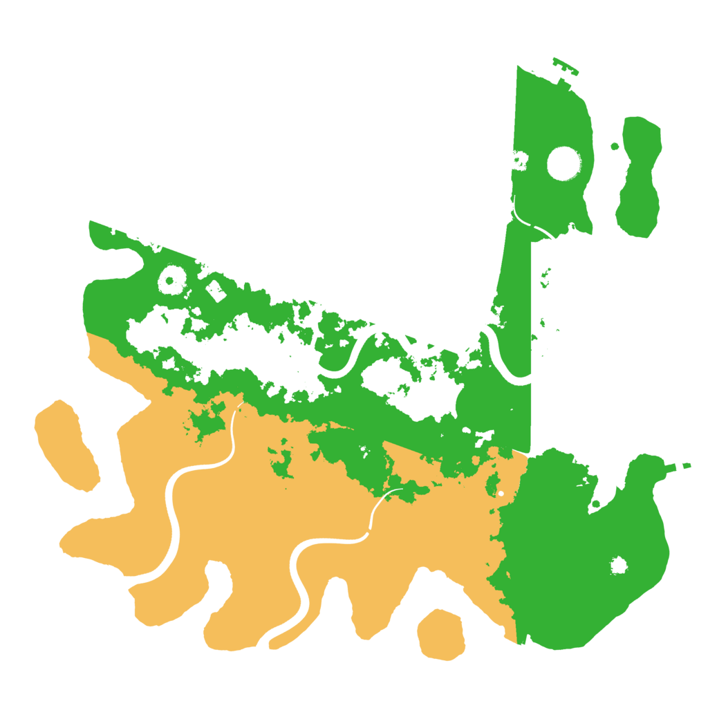 Biome Rust Map: Procedural Map, Size: 3700, Seed: 1086556145