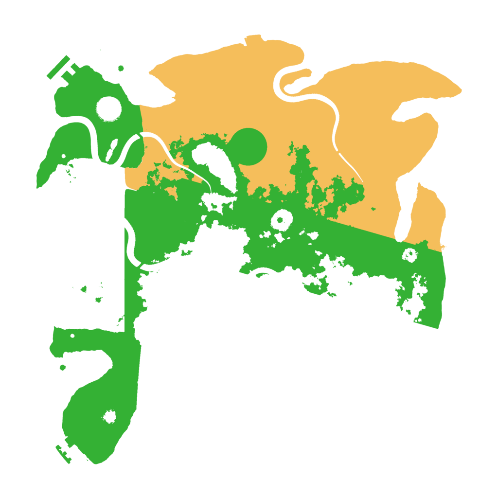 Biome Rust Map: Procedural Map, Size: 3500, Seed: 1788320462