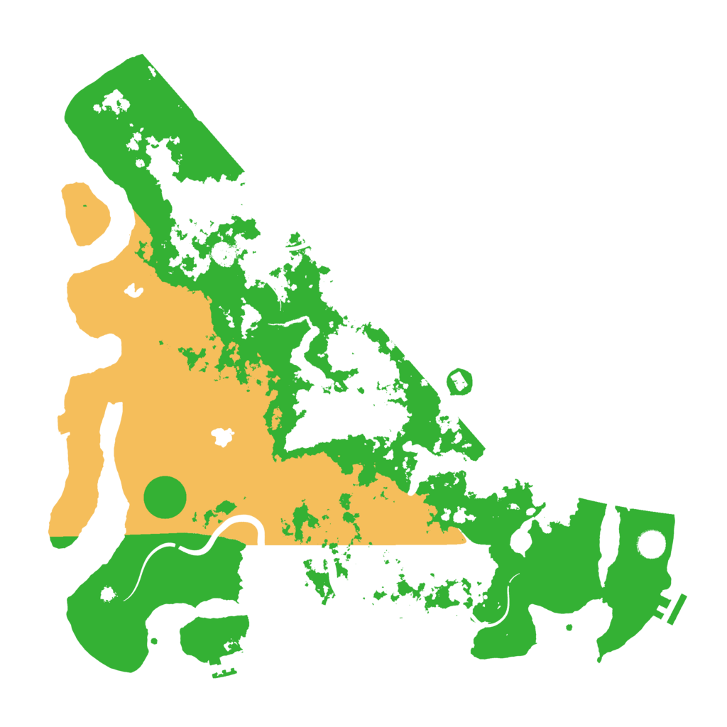 Biome Rust Map: Procedural Map, Size: 4500, Seed: 7652384