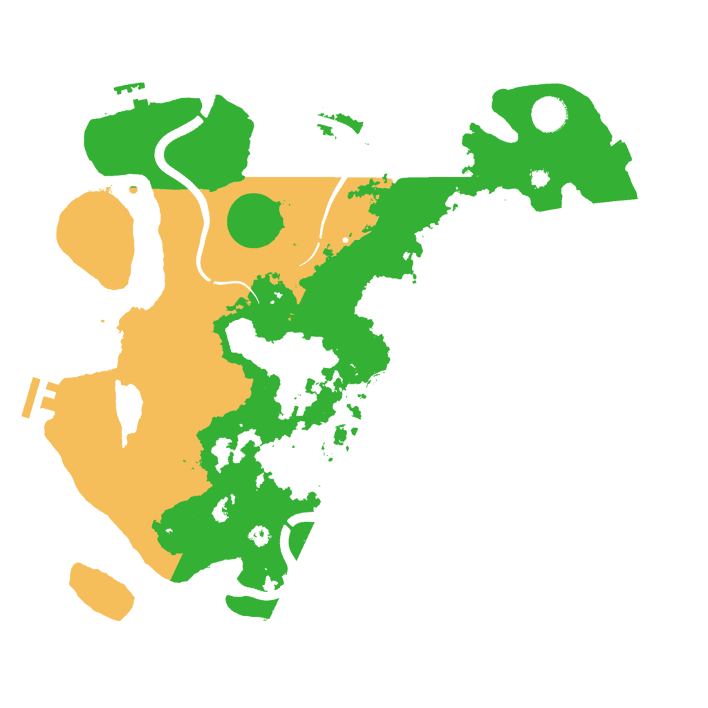 Biome Rust Map: Procedural Map, Size: 3500, Seed: 3000000