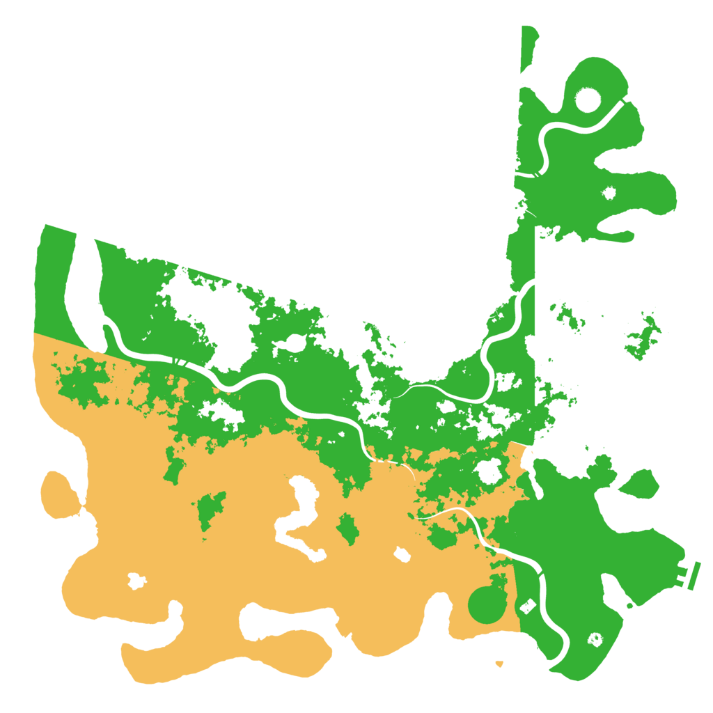 Biome Rust Map: Procedural Map, Size: 5000, Seed: 883629749