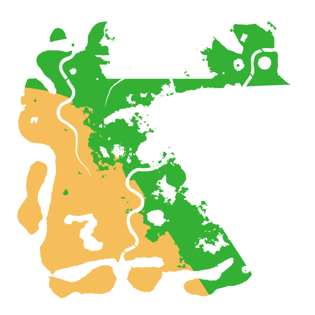 Biome Rust Map: Procedural Map, Size: 4250, Seed: 614446492