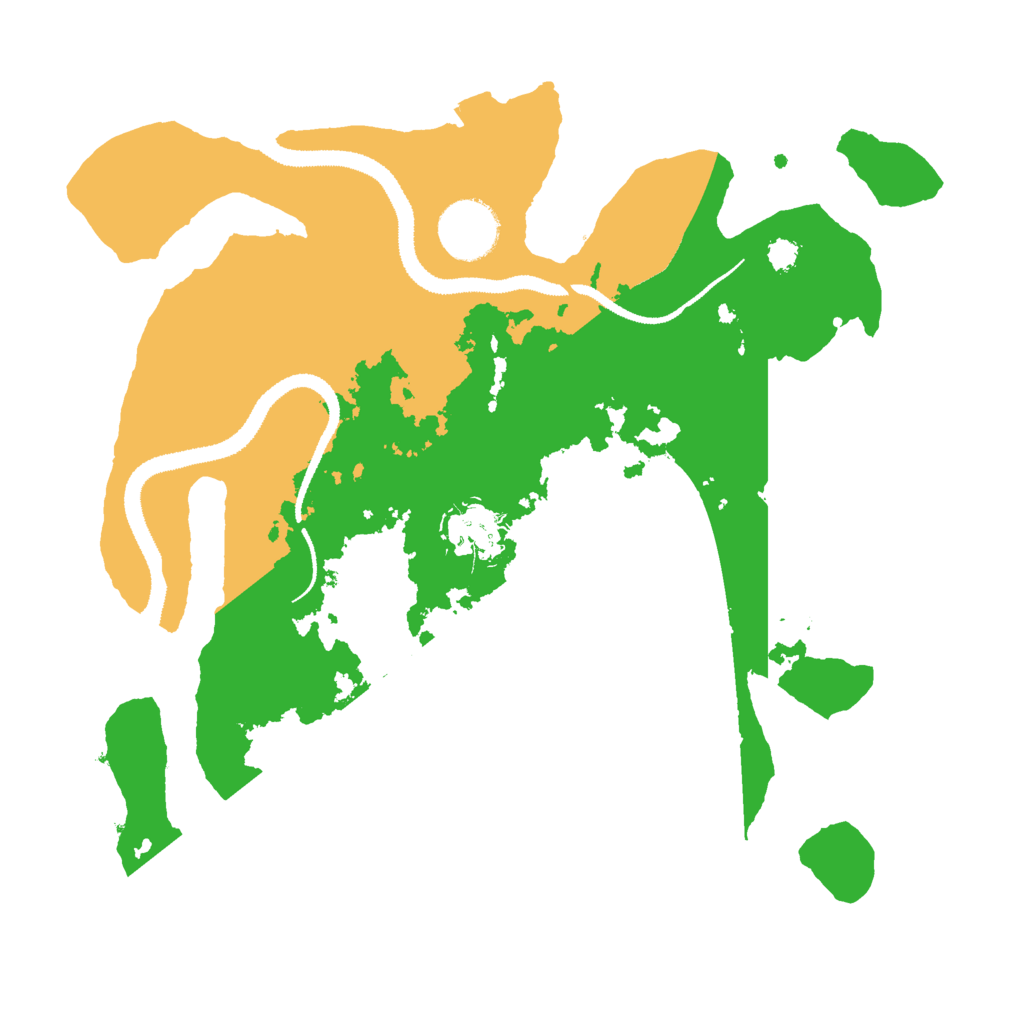 Biome Rust Map: Procedural Map, Size: 3000, Seed: 7913468