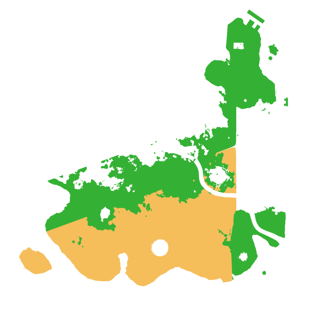 Biome Rust Map: Procedural Map, Size: 3300, Seed: 1345250862