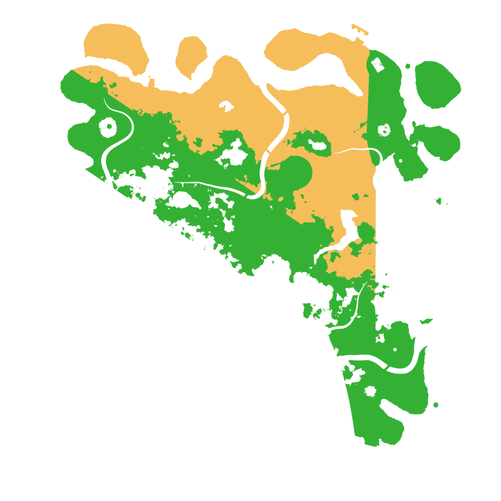 Biome Rust Map: Procedural Map, Size: 4000, Seed: 2019754195