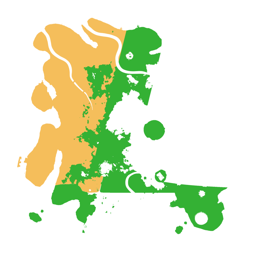 Biome Rust Map: Procedural Map, Size: 3600, Seed: 1313166922