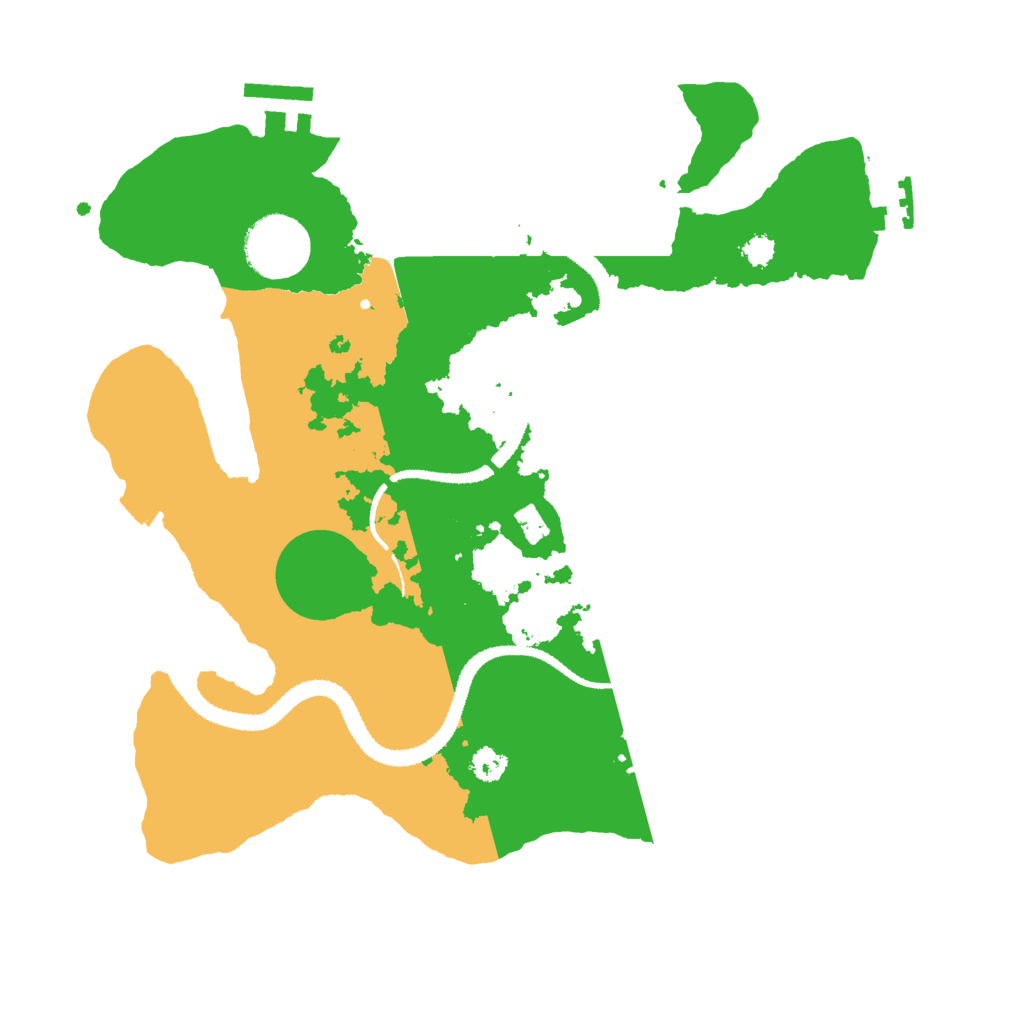 Biome Rust Map: Procedural Map, Size: 3000, Seed: 1638457