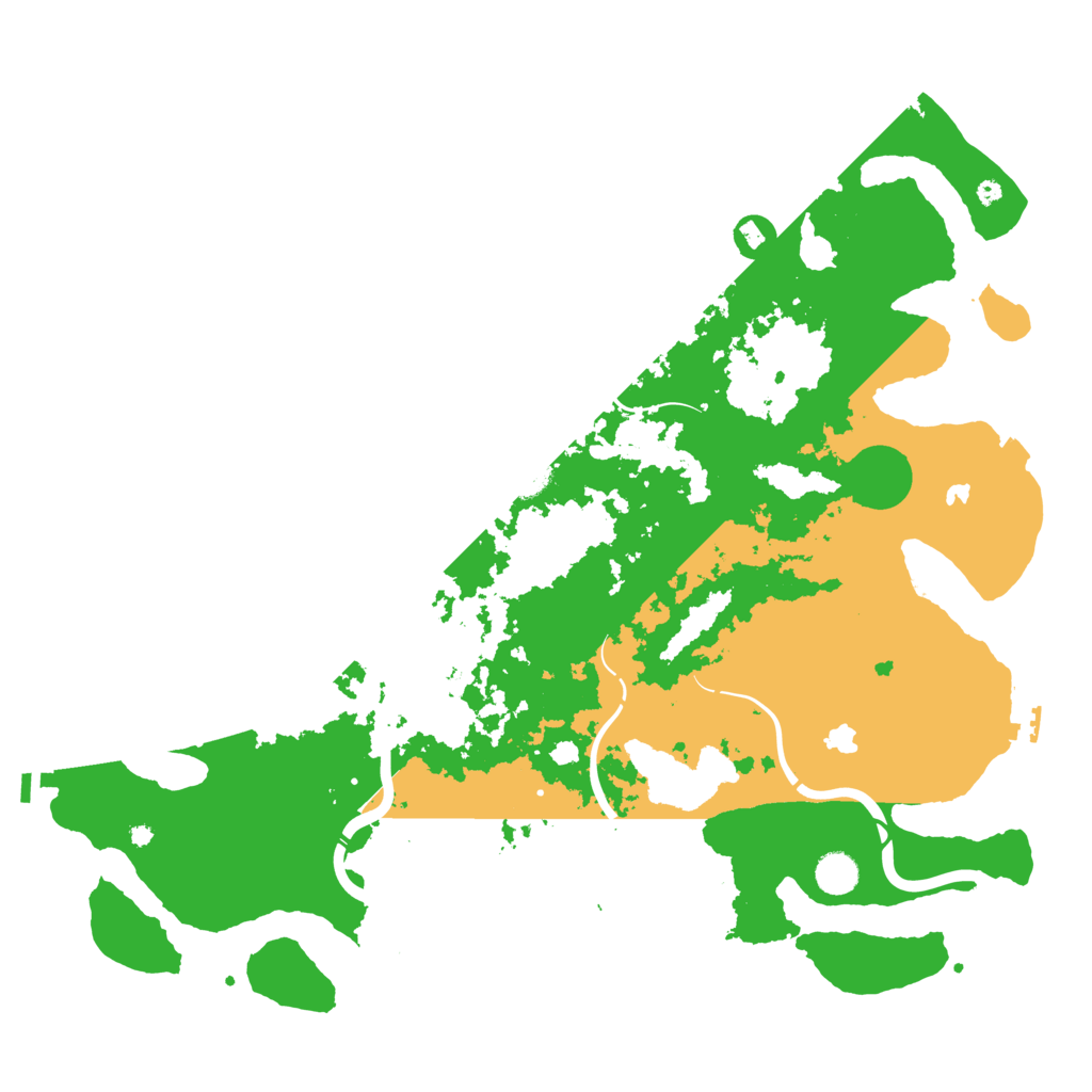 Biome Rust Map: Procedural Map, Size: 4500, Seed: 1676996644