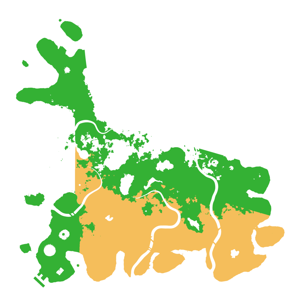Biome Rust Map: Procedural Map, Size: 4500, Seed: 563417103