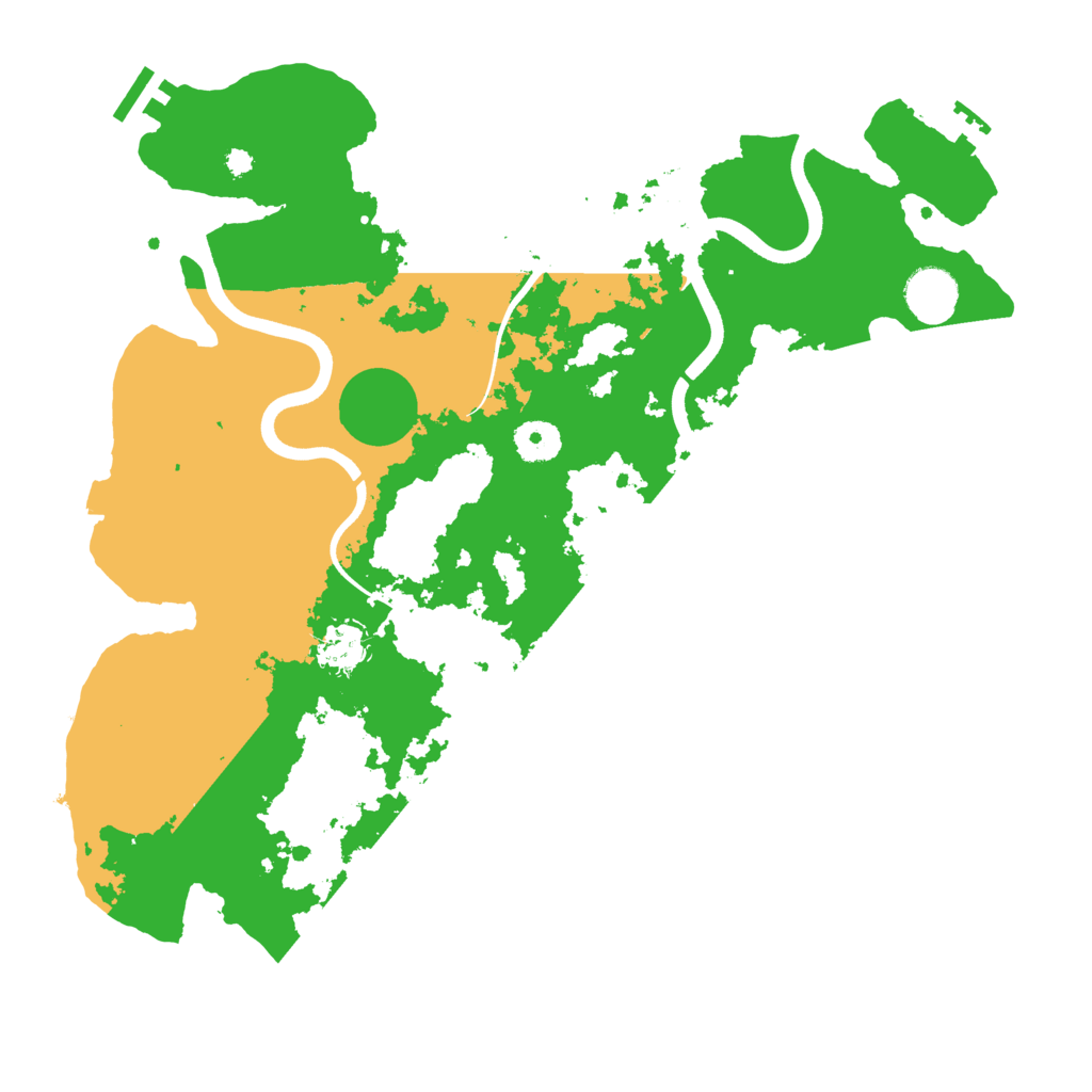 Biome Rust Map: Procedural Map, Size: 3700, Seed: 449815806