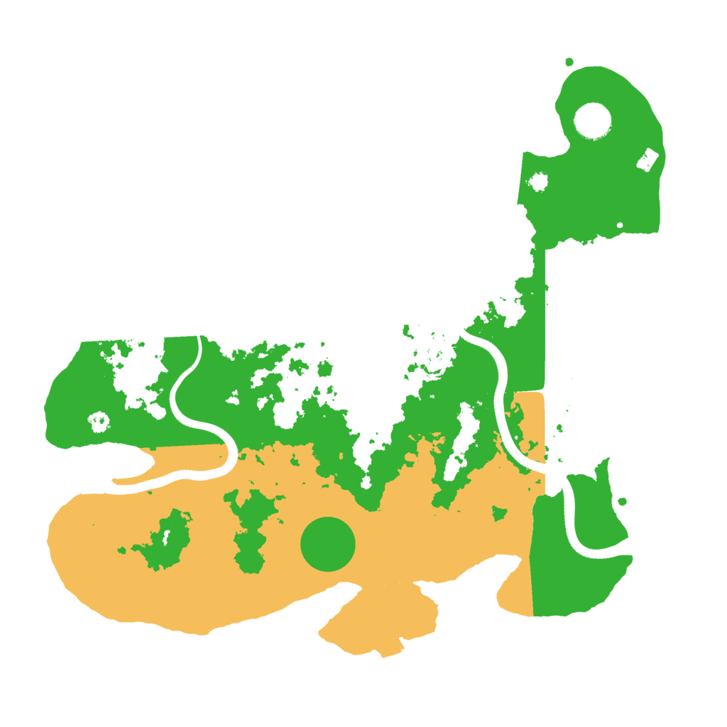 Biome Rust Map: Procedural Map, Size: 3500, Seed: 80233140