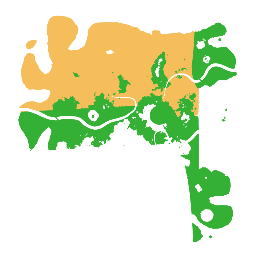 Biome Rust Map: Procedural Map, Size: 3700, Seed: 225244719
