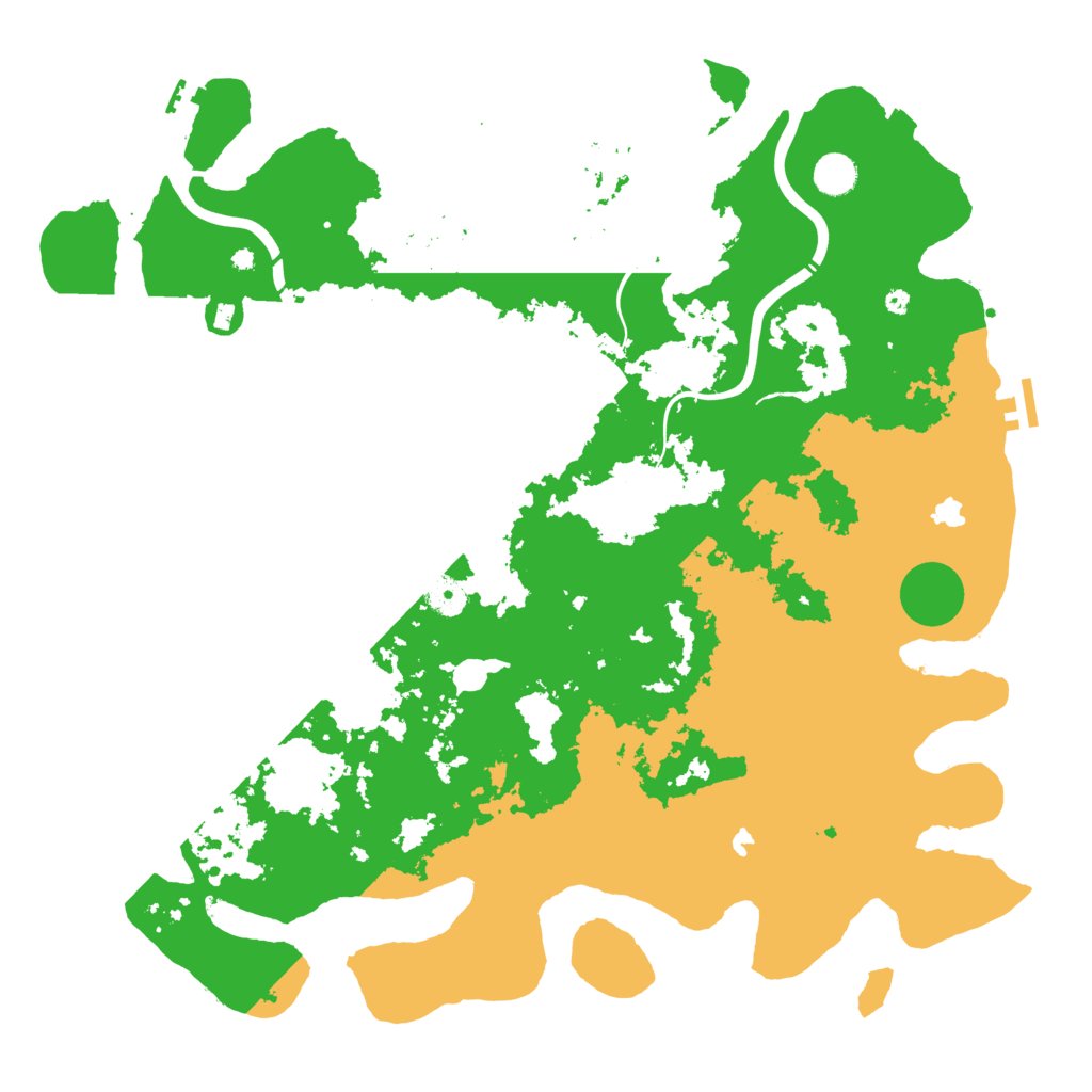 Biome Rust Map: Procedural Map, Size: 4500, Seed: 698696870