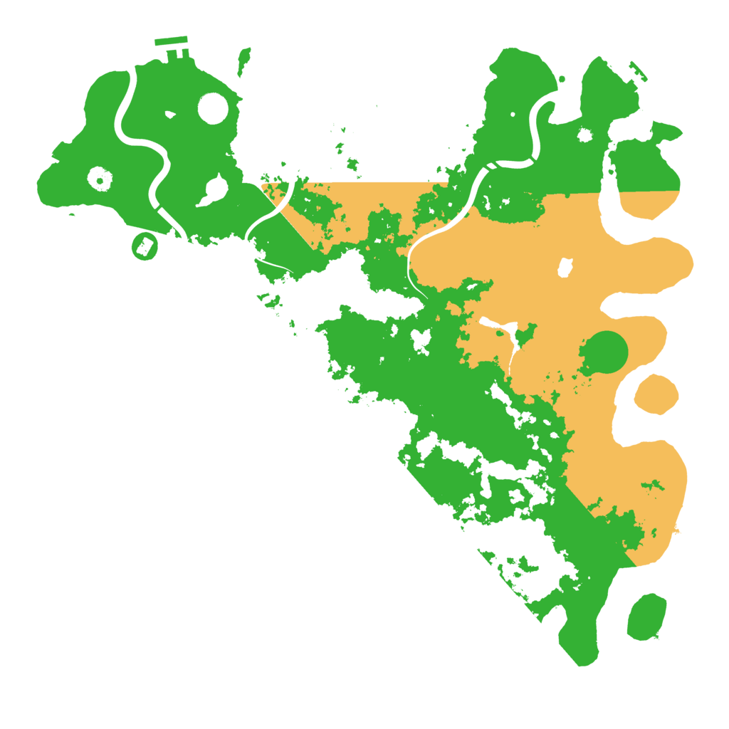 Biome Rust Map: Procedural Map, Size: 4500, Seed: 847028898