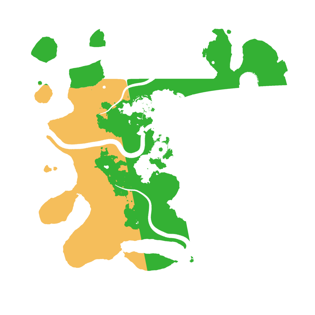 Biome Rust Map: Procedural Map, Size: 3000, Seed: 1538609582