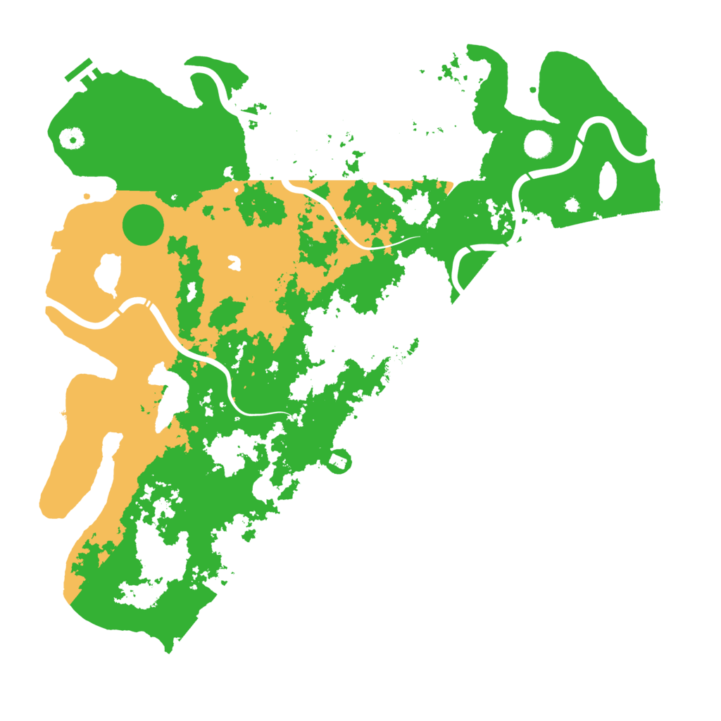 Biome Rust Map: Procedural Map, Size: 4600, Seed: 1294057312