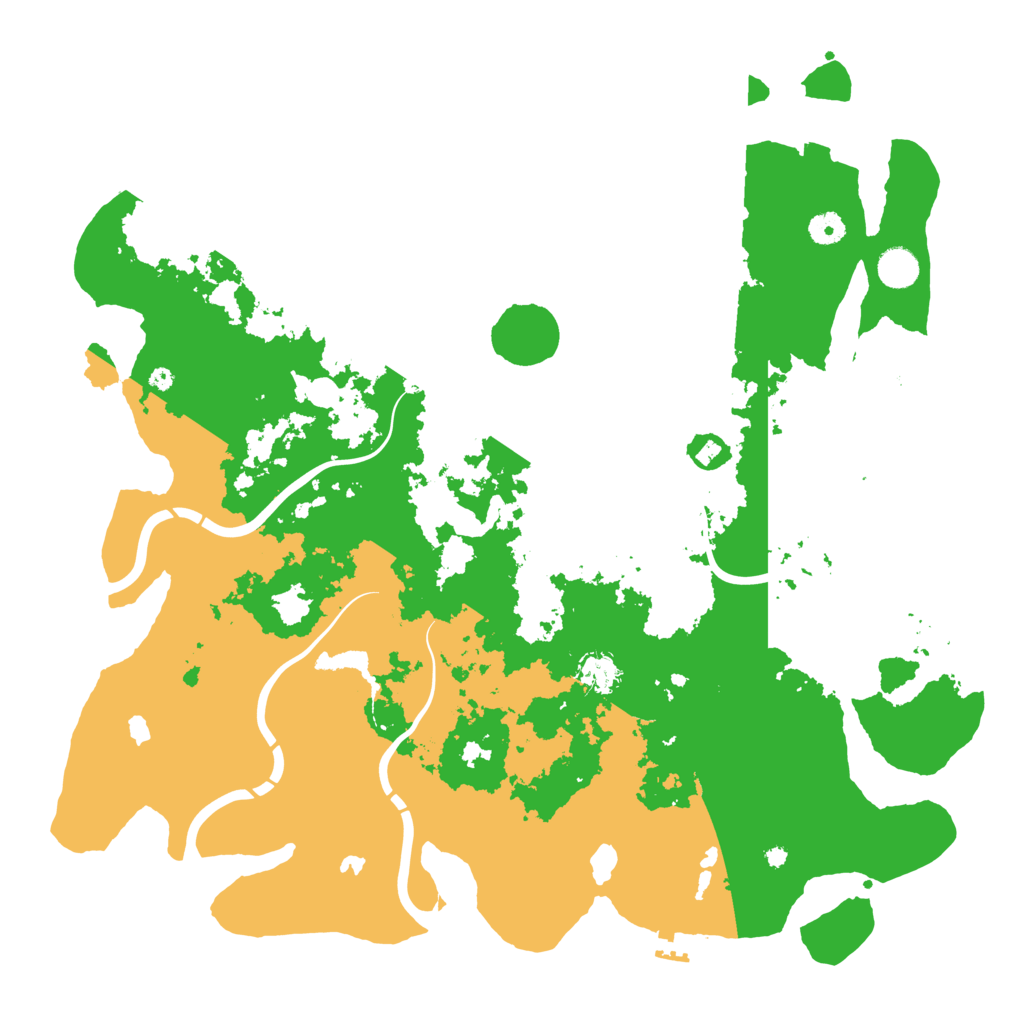 Biome Rust Map: Procedural Map, Size: 4500, Seed: 926833911
