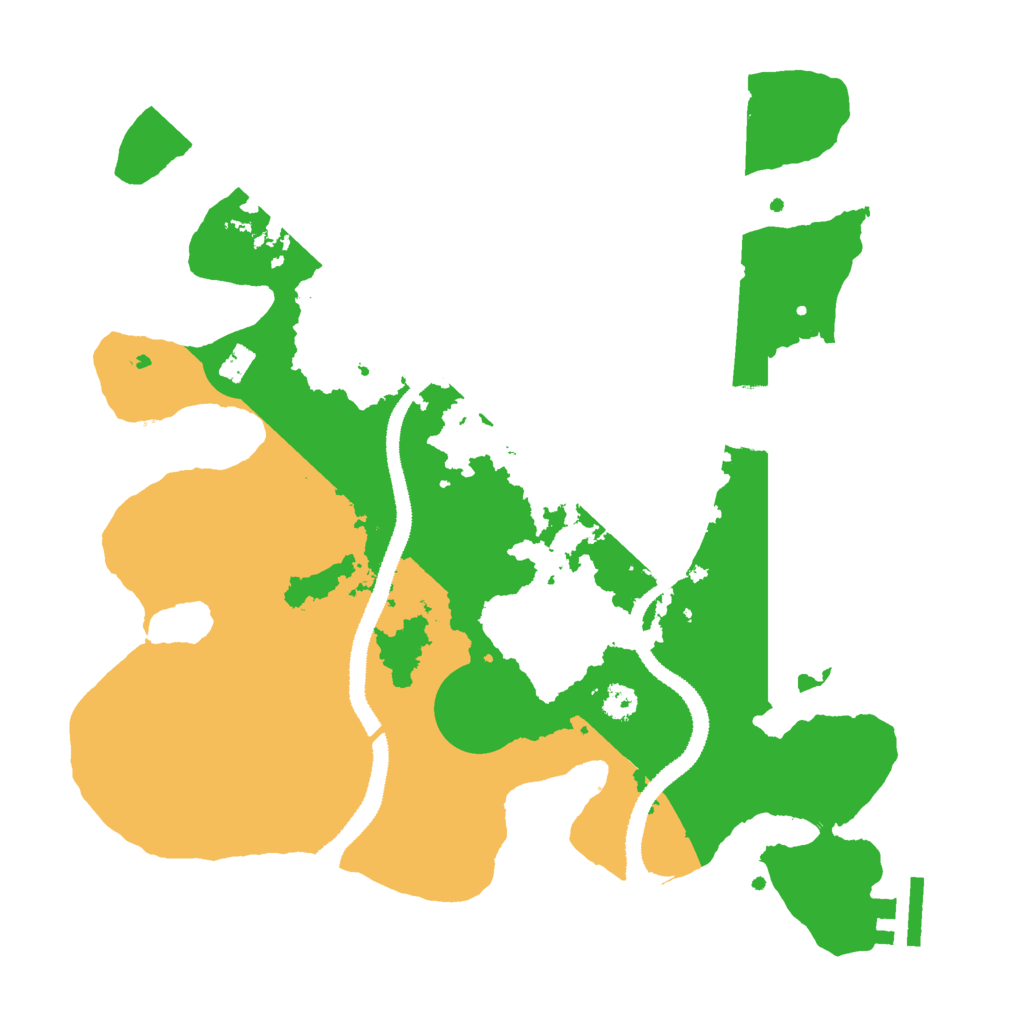 Biome Rust Map: Procedural Map, Size: 3000, Seed: 71578
