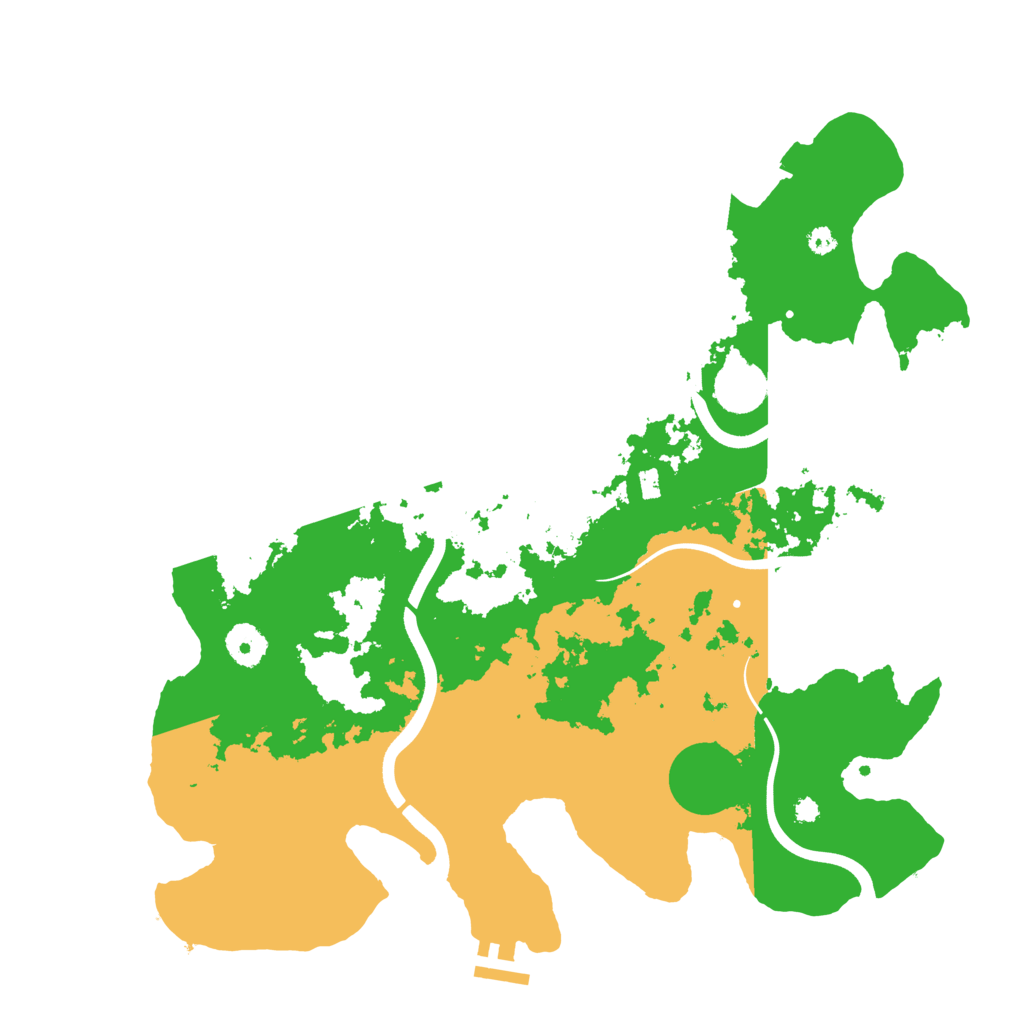 Biome Rust Map: Procedural Map, Size: 3750, Seed: 1461472875
